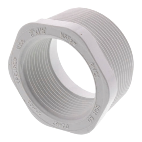 Sch 40 PVC Reducing Bushing 2 in. x 11/2 in. MIPT x FI SiteOne