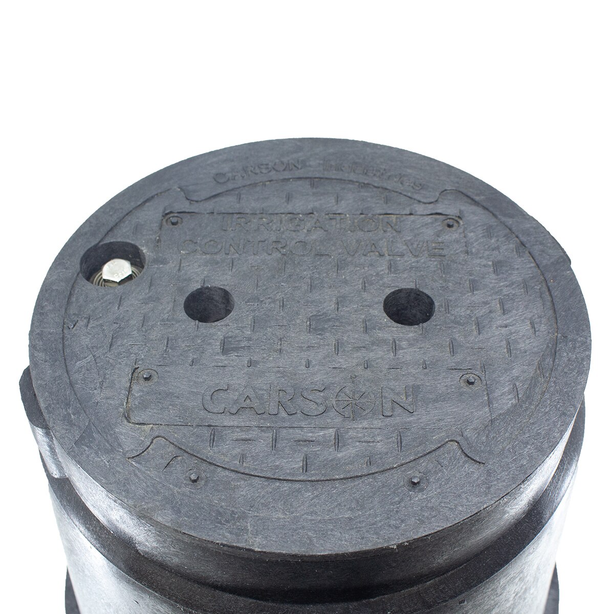 Carson Spec Valve Box Round 10 in. Black Box/Black Lid SiteOne