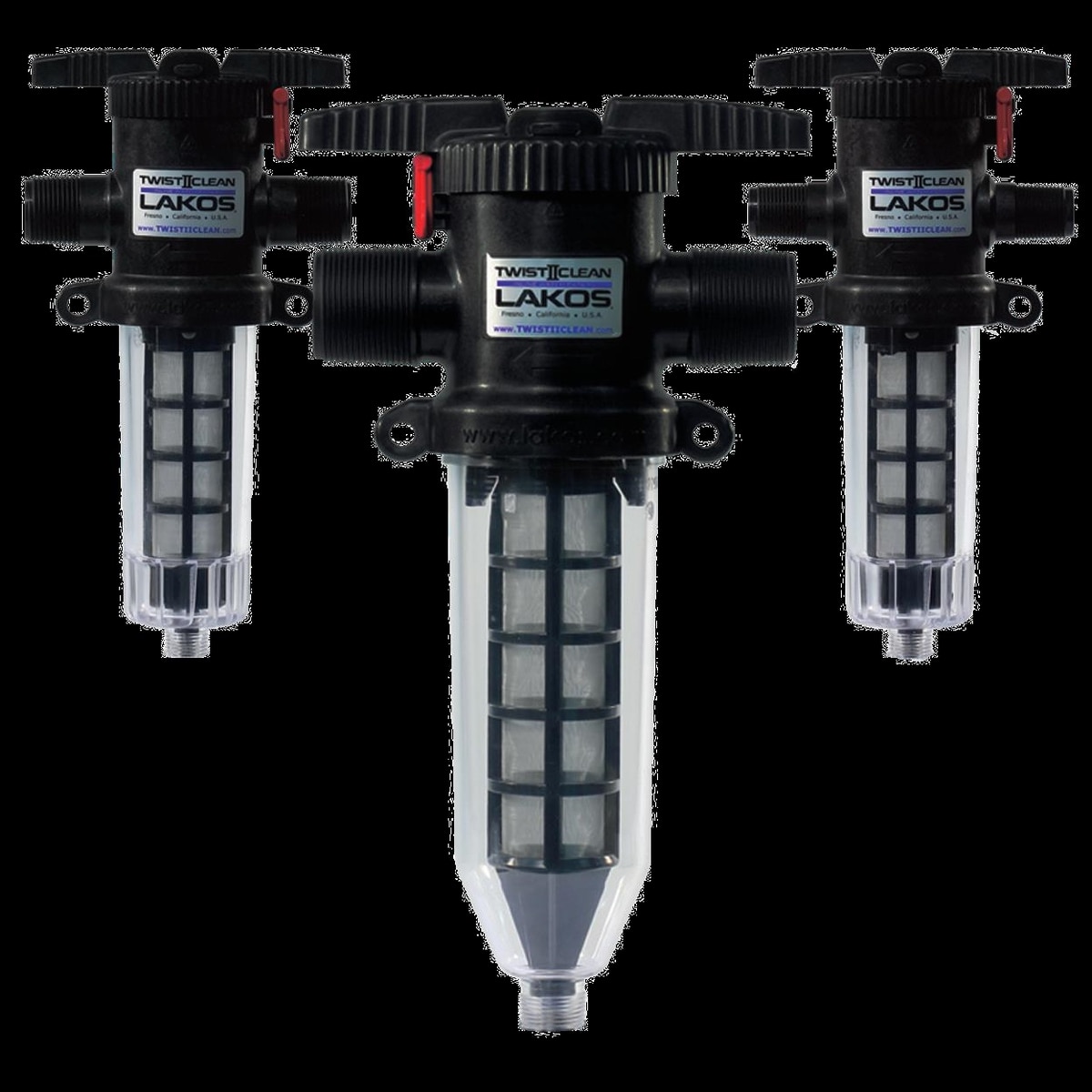 Lakos Twist II Clean Filter InLine/TEE 1 in. NPT Plast SiteOne