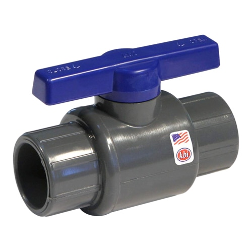 KBI LoTorque Ball Valve Sch 80 PVC 3/4 in. Solvent SiteOne