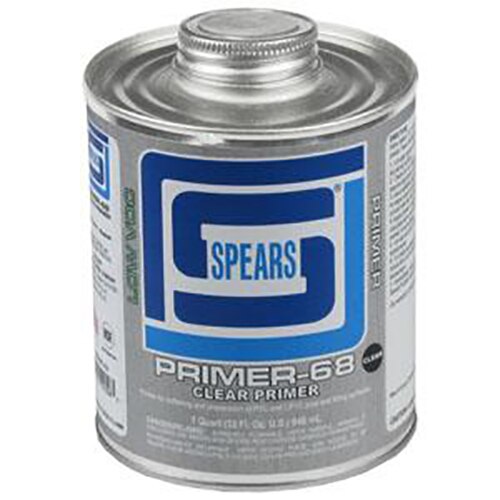 Spears PRIMER68 Clear Primer Low VOC NSF 1/2 pt. SiteOne