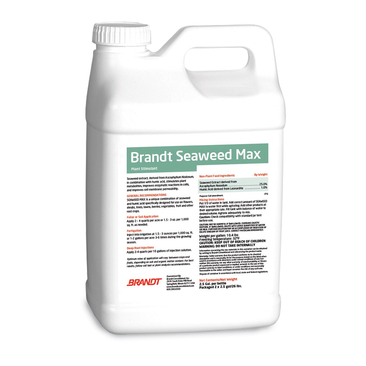 Brandt Seaweed Max Fertilizer 21/2 gal. SiteOne
