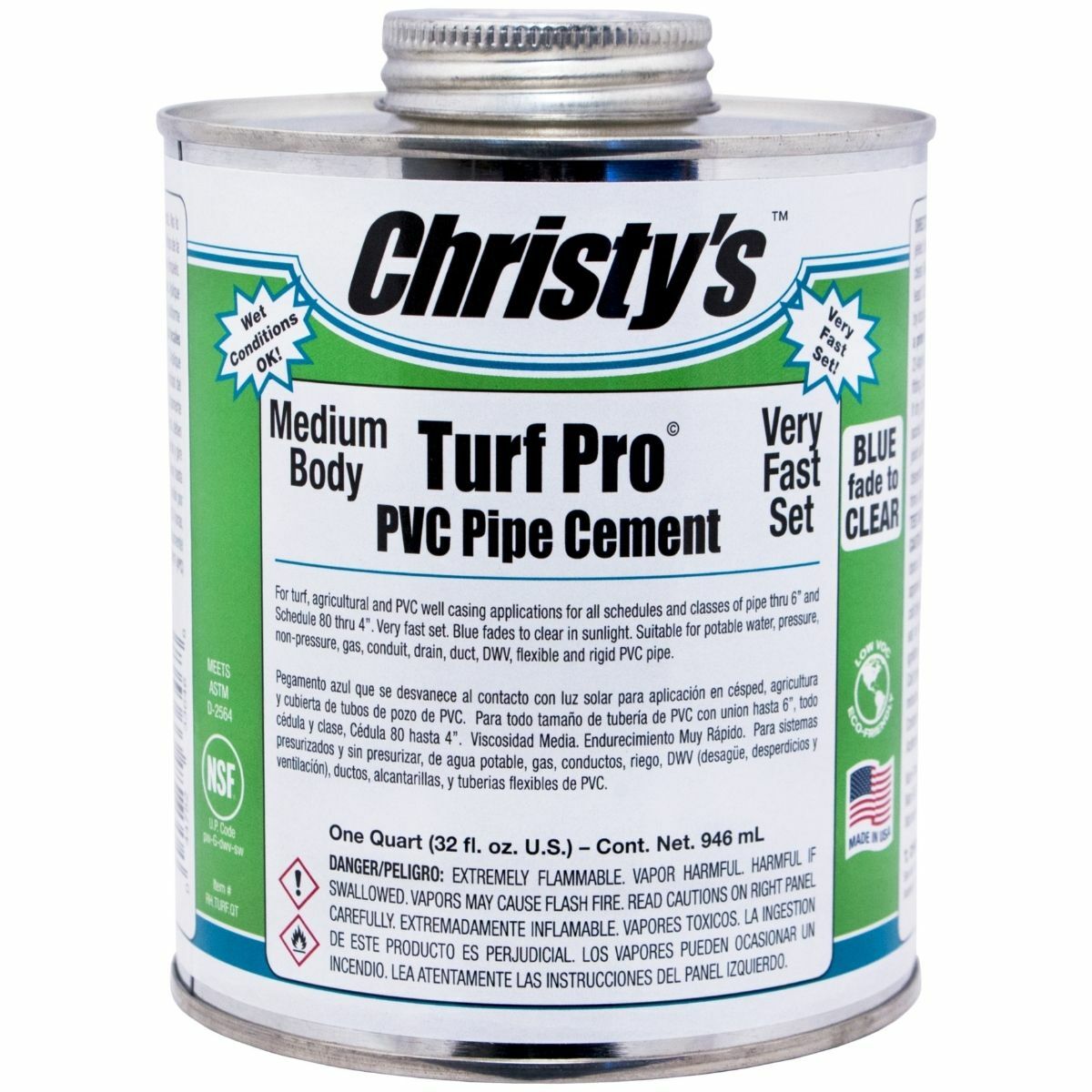 Cement Pvc Turf Pro Christys Blue Pint SiteOne