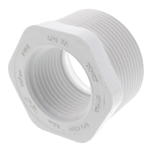 Sch 40 PVC Reducing Bushing 11/2 in. x 1 in. MIPT x FI SiteOne
