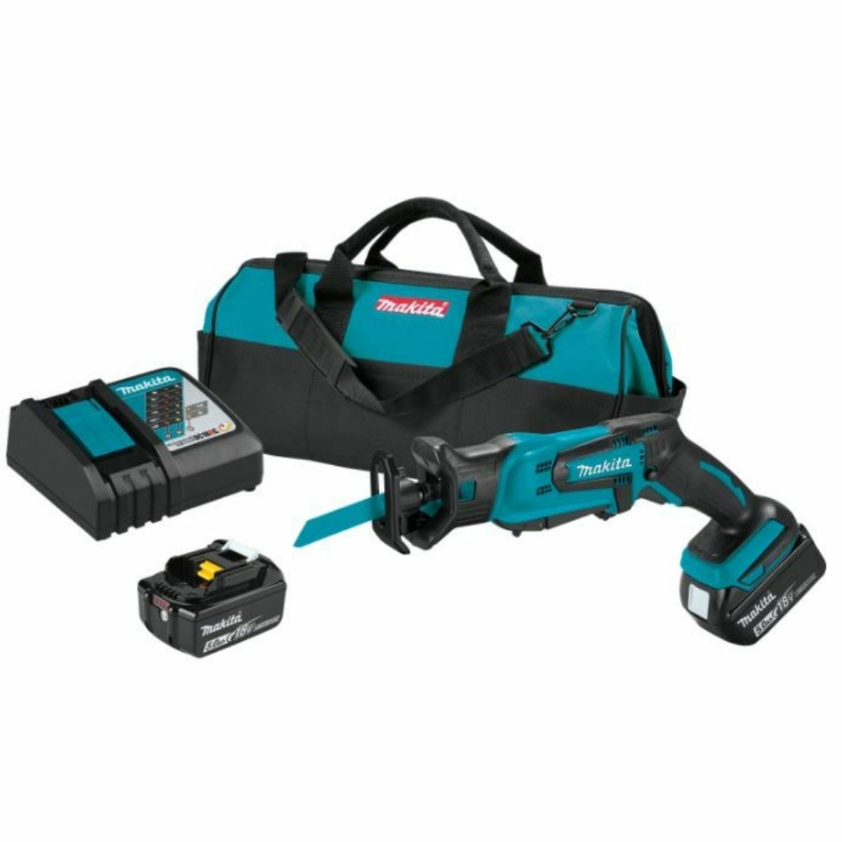 Makita 18V Reciprocating Saw Kit Contains 2 5.0Ah Ba SiteOne
