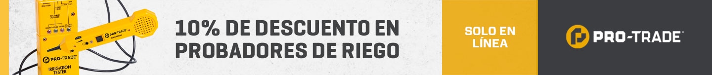 Ahorra un 10% en probadores de riego Pro-Trade.