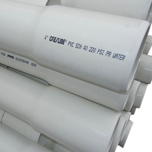 PVC Well Casing 4 in. x 20 ft. Schedule 40 Bell End (So SiteOne