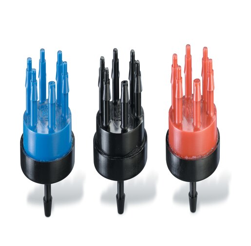 Rain Bird 6 Outlet XeriBug Emitter 1.0 gph Barb Black SiteOne