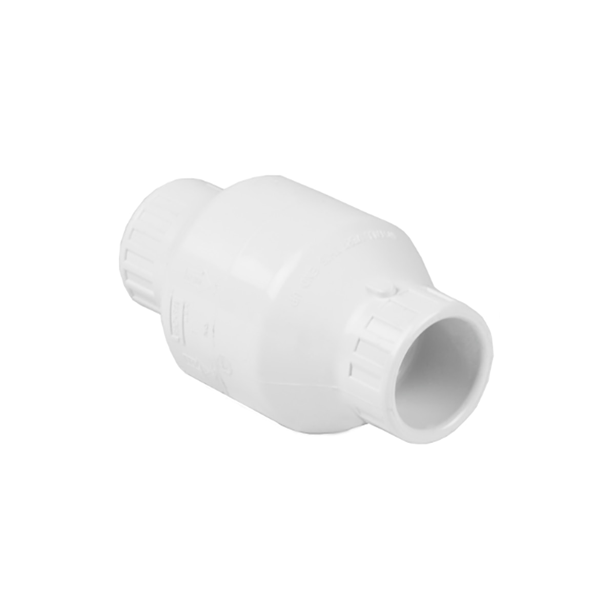 Spears White PVC Utility Swing Check Valve 2 in. Socket SiteOne