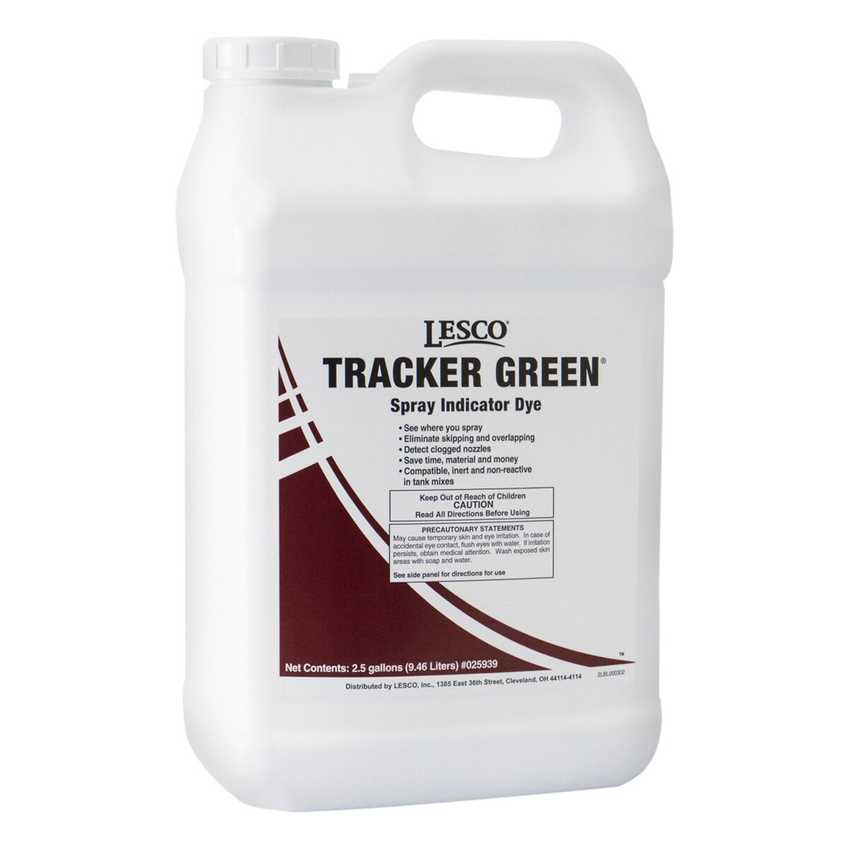 LESCO TRACKER GREEN Spray Indicator Dye 2.5 gal. SiteOne