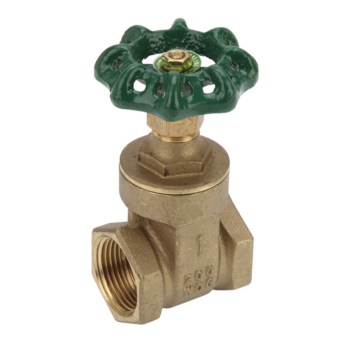 LEAD FREE BRASS GATE VALVE, THREADED, WHEEL HANDLE SiteOne