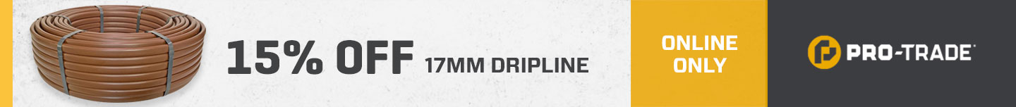 Save 10% on Pro-Trade Dripline