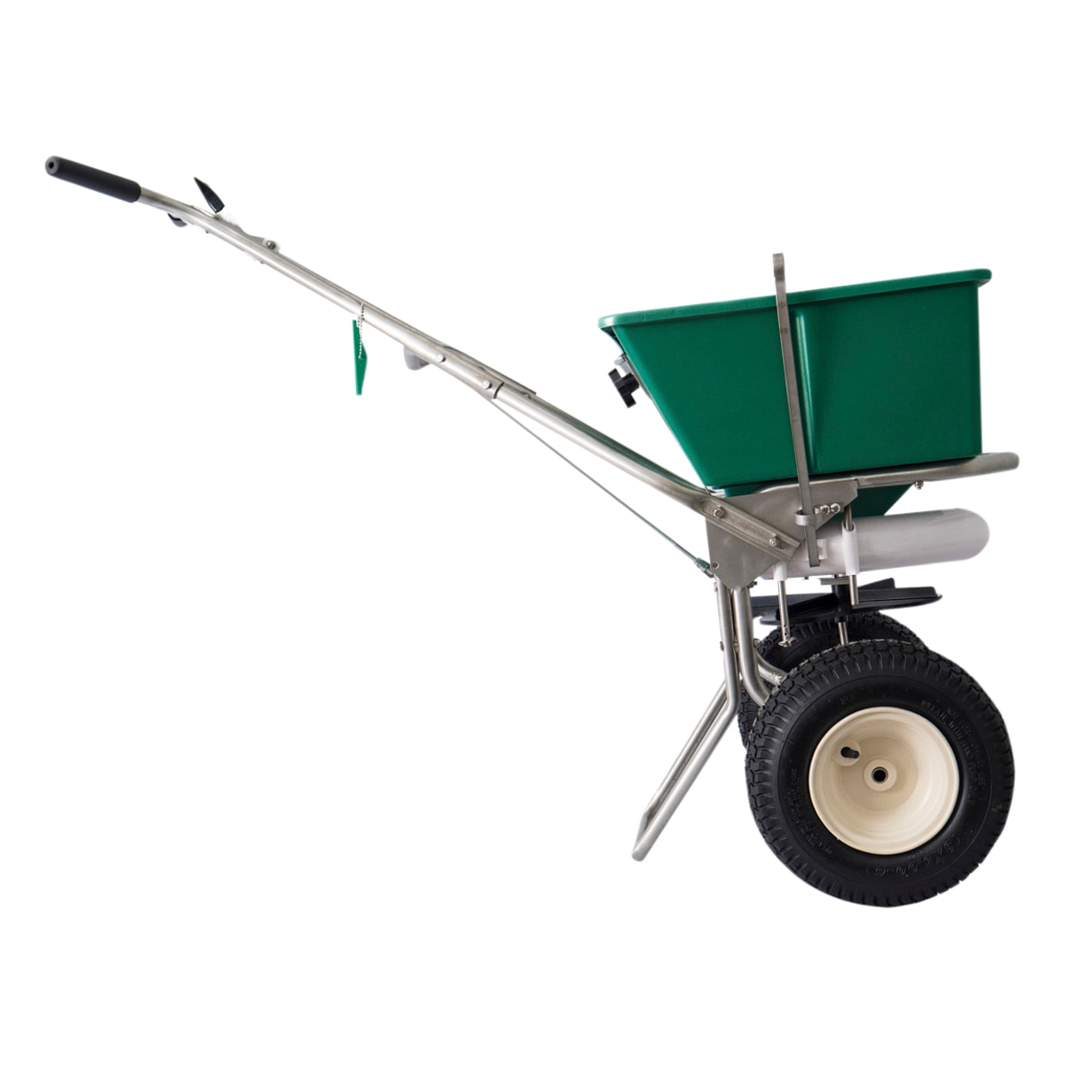 LESCO Broadcast Spreader Stainless Steel w/ Deflector 8 SiteOne