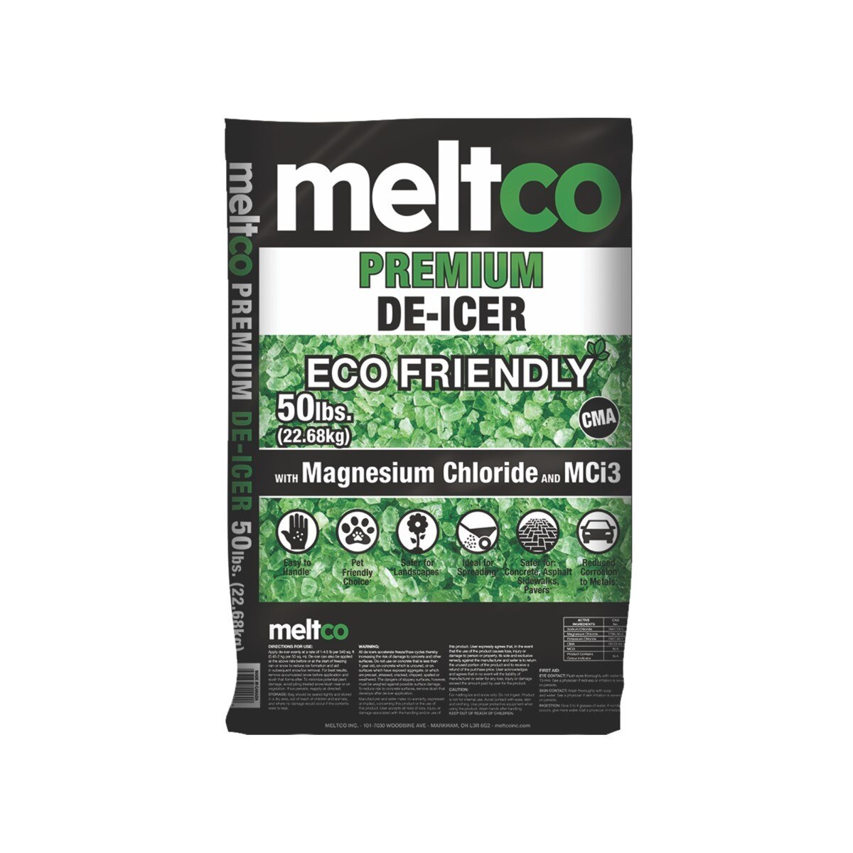 Meltco Ice Melt Premium 50 lb. Bag SiteOne