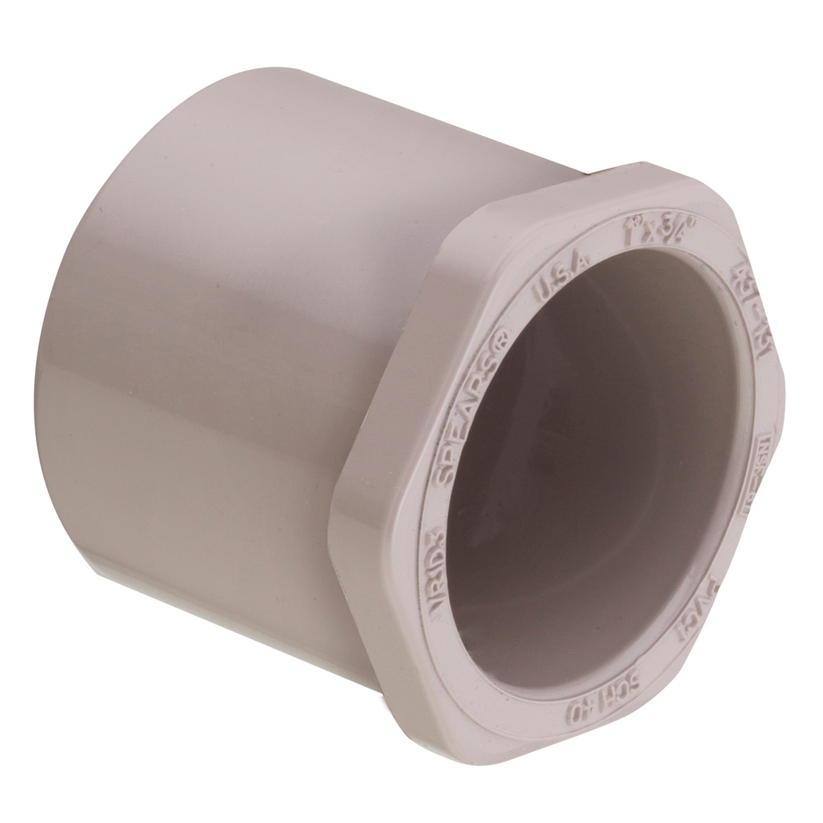 Sch 40 UV Resistant PVC Reducer Bushing Flush Style 11 SiteOne