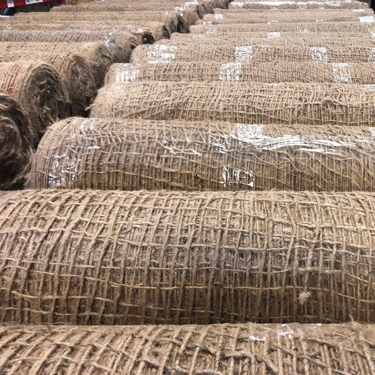 SRW Biodegradable Jute Mesh Roll 4 ft. x 225 ft. | SiteOne