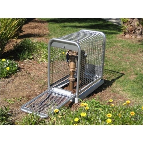 StrongBox Backflow Enclosure Hinged Low Profile Smooth SiteOne