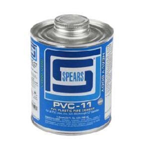 Spears PVC11 Gray PVC Cement Low VOC Heavy Body 1 qt. SiteOne