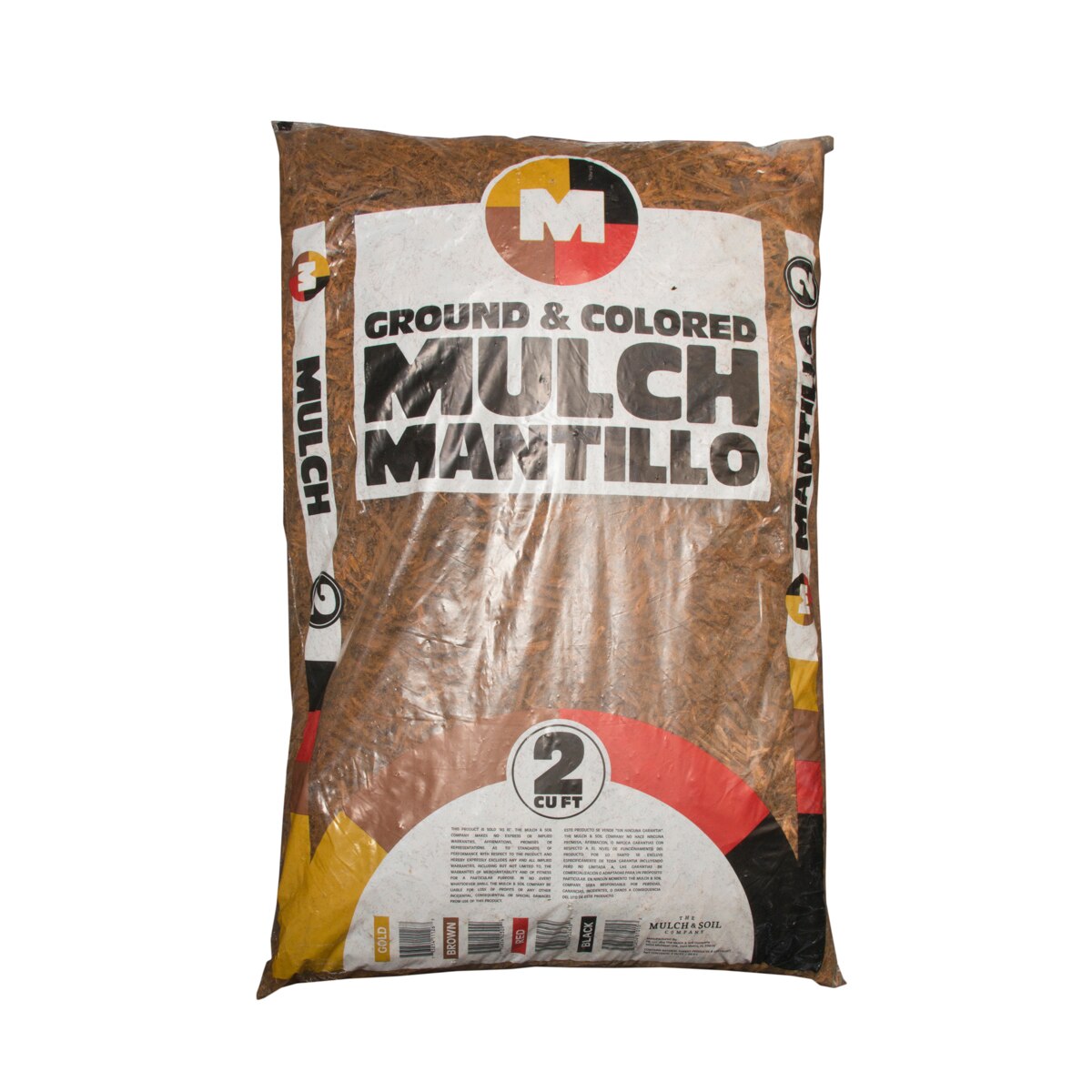Premium Dyed Gold Mulch 2 cu. ft. Bag SiteOne