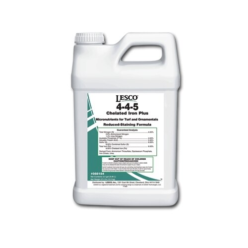 LESCO Liquid Fertilizer 445 Iron + Chelated Non Staining 15 gal