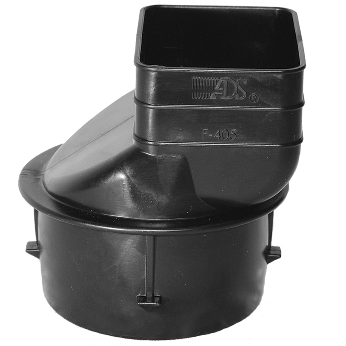 ADS Downspout Adapter 6 in. x 4 in. x 6 in. Poly SiteOne