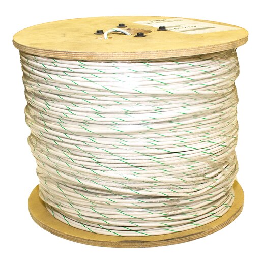 UF Wire White Green Stripe 14 Gauge 1 Strand 2,500 ft. SiteOne